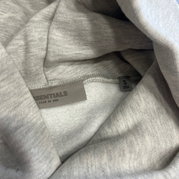 Essentials Light Gray Hoodie - Picture 5 of 8